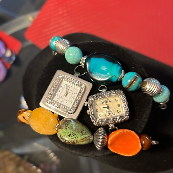 To watch faces and two beaded bracelets bands - Picture 15 of 16